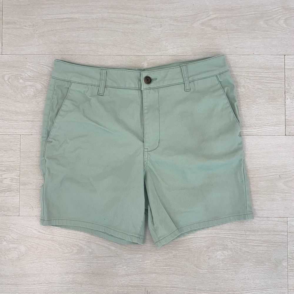 RSQ Mens‎ Chino Shorts Size 32 Light Green Cotton Blend Chino Short